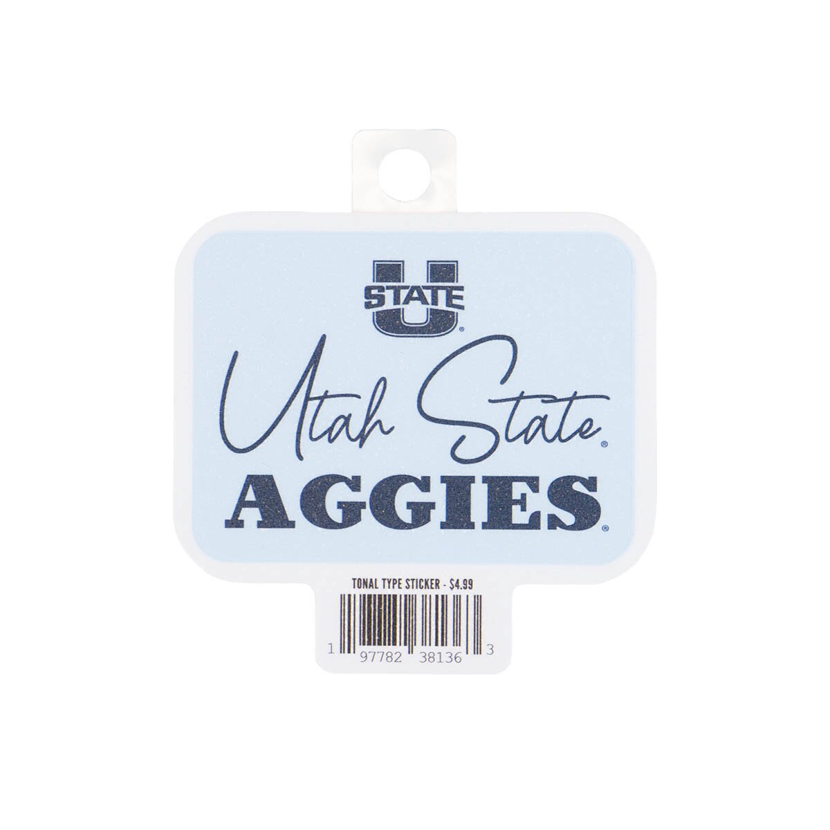Utah State Aggies Tonal Sticker